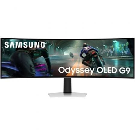 Monitor Ultrapanorámico Curvo Gaming Samsung Odyssey OLED G9 G91SD S49DG910SU 49"/ Dual QHD/ Multimedia/ 0.03ms/ 144Hz/ OLED/ Regulable en altura - Frikibase