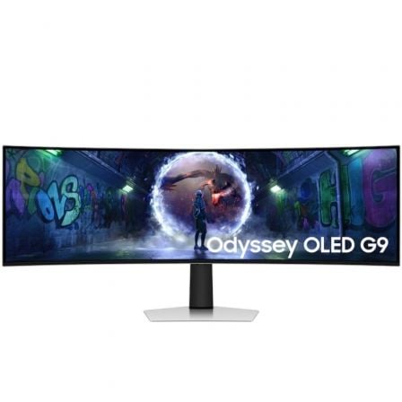 Smart Monitor Ultrapanorámico Curvo Gaming Samsung Odyssey OLED G9 S49DG934SU 49"/ Dual QHD/ Multimedia/ 0.03ms/ 240Hz/ OLED/ Regulable en altura - Frikibase