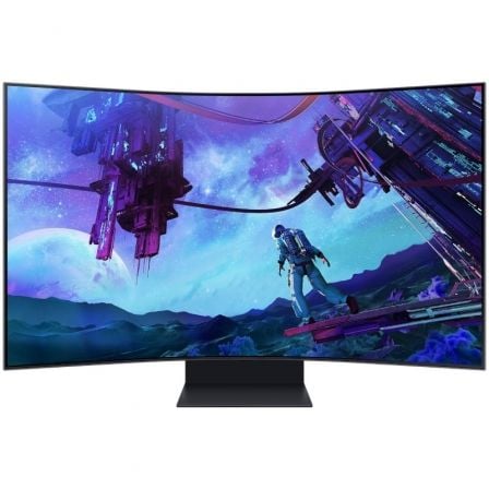 Monitor Gaming Curvo Samsung Odyssey Ark S55CG970NU 55"/ 4K/ 1ms/ 165Hz/ VA/ Regulable en altura/ Smart TV/ Multimedia/ Negro - Frikibase