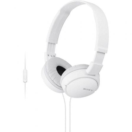 Auriculares Sony MDRZX110APW/ con Micrófono/ Jack 3.5/ Blancos - Frikibase