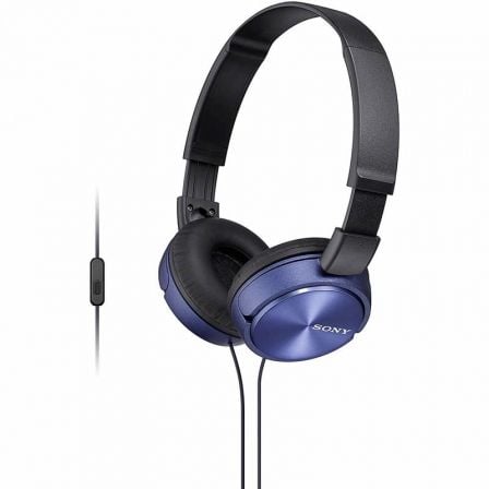Auriculares Sony MDRZX310APL/ con Micrófono/ Jack 3.5/ Azules - Frikibase