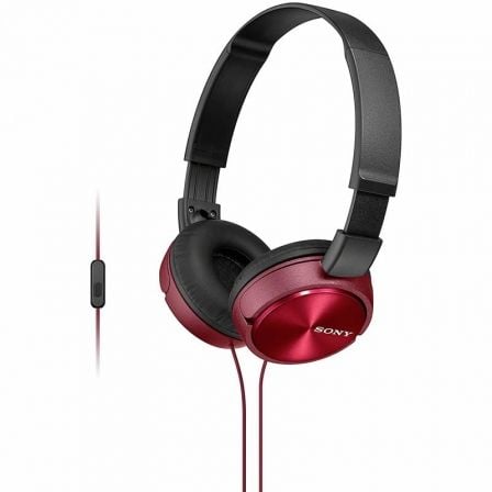 Auriculares Sony MDRZX310APR/ con Micrófono/ Jack 3.5/ Rojos - Frikibase
