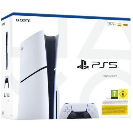 Consola Sony Playstation 5 - PS5 Slim Estándar 1TB/ Incluye Mando Dual Sense y Juego Preinstalado ASTRO's PLAYROOM/ Chassis E - Frikibase