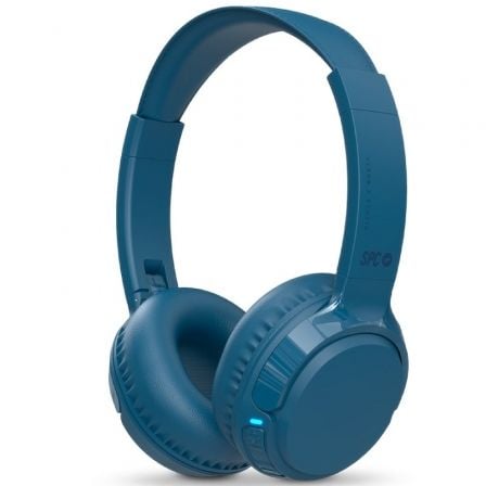 Auriculares Inalámbricos SPC Heron 2 Studio/ con Micrófono/ Bluetooth/ Azules - Frikibase