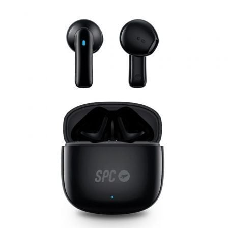 Auriculares Bluetooth SPC Zion 2 Play con estuche de carga/ Autonomía 7h/ Negros - Frikibase