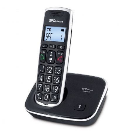 Teléfono Inalámbrico SPC Telecom 7608/ Negro - Frikibase
