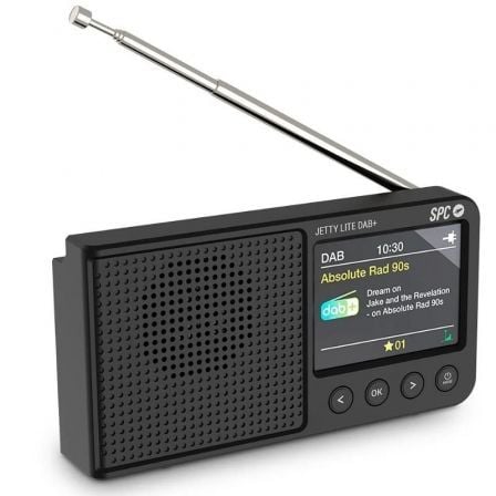 Radio Portátil SPC Jetty Lite Dab+/ Negra - Frikibase