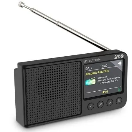 Radio Portátil SPC Jetty Lite Dab+/ Negra - Frikibase