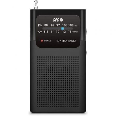 Radio Portátil SPC ICY Max/ Negra - Frikibase
