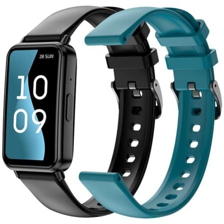Smartwatch SPC Duo Fit/ Notificaciones/ Frecuencia Cardíaca/ Negro Oscuro - Frikibase