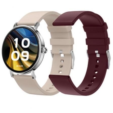 Smartwatch SPC Smartee Duo Velvet 9656B/ Notificaciones/ Frecuencia Cardíaca/ Blanco - Frikibase
