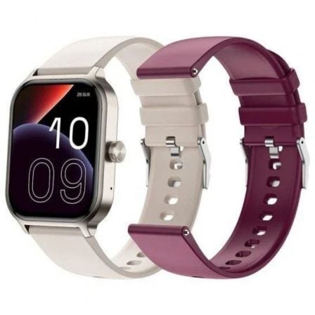 Smartwatch SPC Smartee Duo 3/ Notificaciones/ Frecuencia Cardíaca/ Blanco - Frikibase