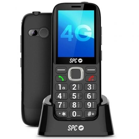Teléfono Móvil SPC Fortune 2 Max 4G para Personas Mayores/ Negro - Frikibase
