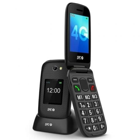 Teléfono Móvil SPC Harmony 2 4G para Personas Mayores/ Negro - Frikibase