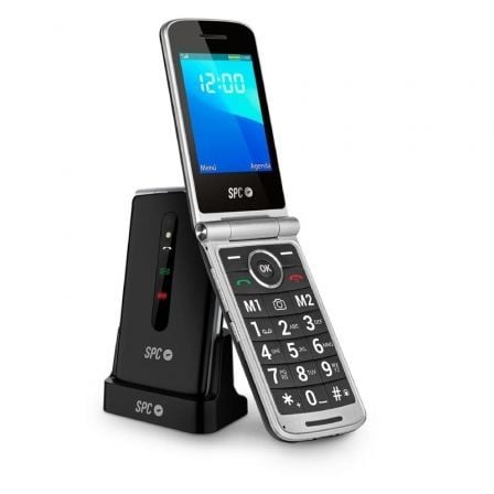 Teléfono Móvil SPC Prince 4G para Personas Mayores/ Negro - Frikibase