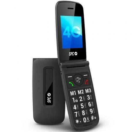 Teléfono Móvil SPC Titan 2 para Personas Mayores/ 4G/ Negro - Frikibase