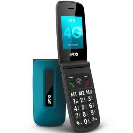 Teléfono Móvil SPC Titan 2 para Personas Mayores/ 4G/ Azul - Frikibase