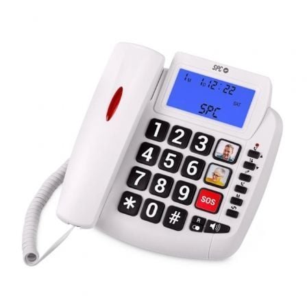 Teléfono SPC Comfort Volume 2/ Blanco - Frikibase