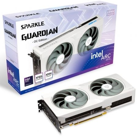 Tarjeta Gráfica Sparkle Intel Arc B570 Guardian Luna OC Edition/ 10GB GDDR6 - Frikibase