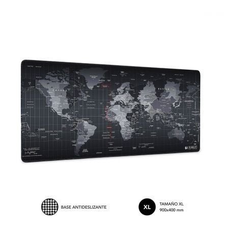 Alfombrilla Subblim 01PUW01 World XL/ 900 x 400 x 3 mm - Frikibase