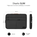 Funda Subblim Air Padding 360 Sleeve para Portátiles hasta 14"/ Gris Oscuro – imagen 5