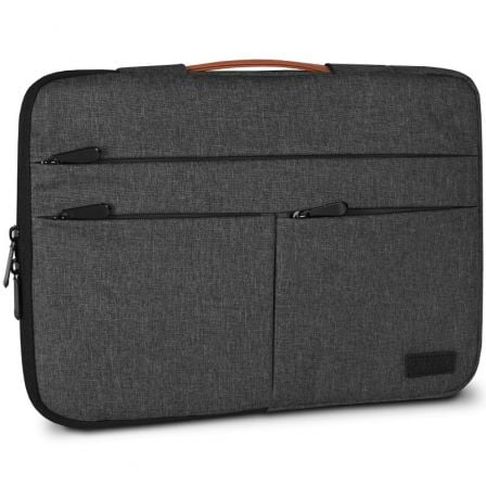 Funda Subblim Air Padding 360 Sleeve para Portátiles hasta 15.6"/ Gris Oscuro - Frikibase