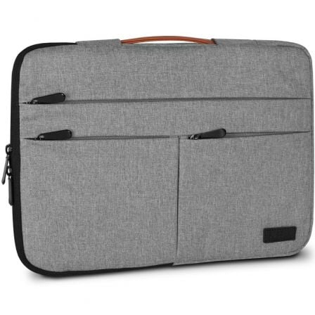 Funda Subblim Air Padding 360 Sleeve para Portátiles hasta 15.6"/ Gris Claro - Frikibase