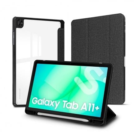 Funda Subblim Clear Shock Case para Samsung A11+/ Negra - Frikibase