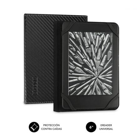 Funda para libro electrónico Subblim Clever Case/ Negra - Frikibase