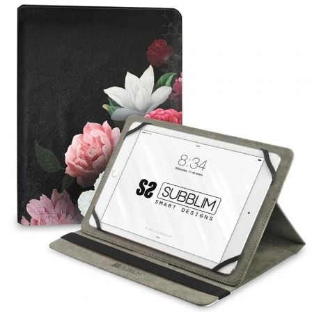 Funda Subblim Trendy Case Rosas para Tablet de 9.6"-11" - Frikibase