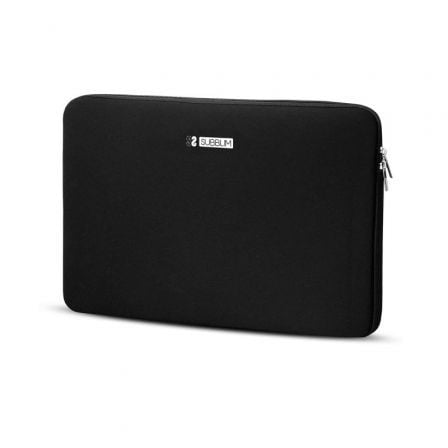 Funda Subblim Business Laptop Sleeve Neoprene V2 para Portátiles hasta 15.6"/ Negra - Frikibase