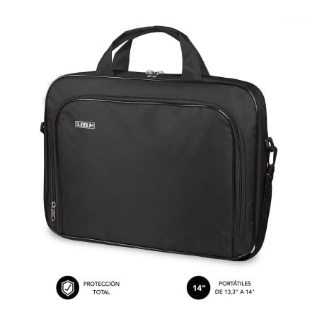 Maletín Subblim Oxford para Portátiles hasta 14"/ Negro - Frikibase