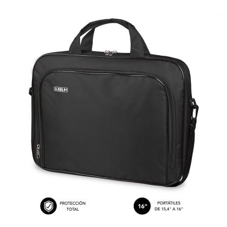 Maletín Subblim Oxford para Portátiles hasta 16"/ Negro - Frikibase