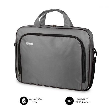 Maletín Subblim Oxford para Portátiles hasta 16"/ Gris - Frikibase