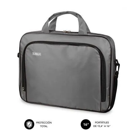 Maletín Subblim Oxford para Portátiles hasta 16"/ Gris - Frikibase