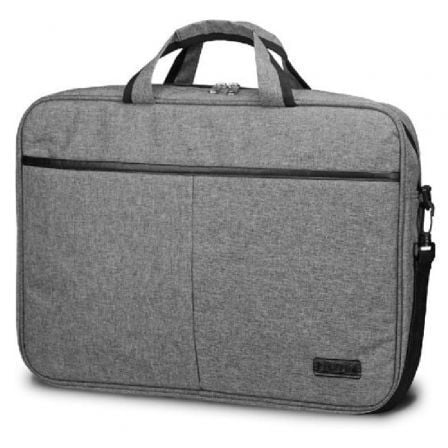 Maletín Subblim Elite Laptop Bag para Portátiles hasta 14"/ Cinta para Trolley/ Gris - Frikibase