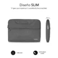 Maletín Subblim Business Laptop Sleeve para Portátiles hasta 15.6"/ Cinta para Trolley/ Gris – imagen 4