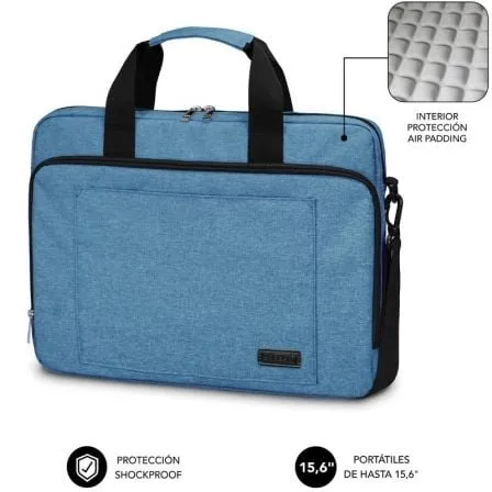 Mochila Subblim Air Padding Laptop Bag para Portátiles hasta 15.6"/ Azul - Frikibase