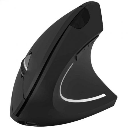 Ratón Vertical Inalámbrico Subblim Glide Vertical Ergo Dual Battery/ Batería Recargable/ Hasta 1600 DPI/ Negro - Frikibase