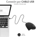 Ratón Vertical Subblim Glide Vertical Ergo Wired/ Hasta 1600 DPI/ Negro – imagen 2