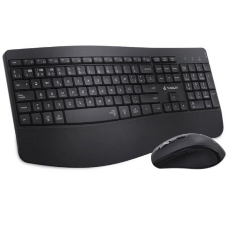 Teclado y Ratón Inalámbrico Subblim Combo Dual Office Prowave/ Negro - Frikibase