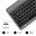 Teclado Compacto Inalámbrico Subblim Smart/ Gris – imagen 5