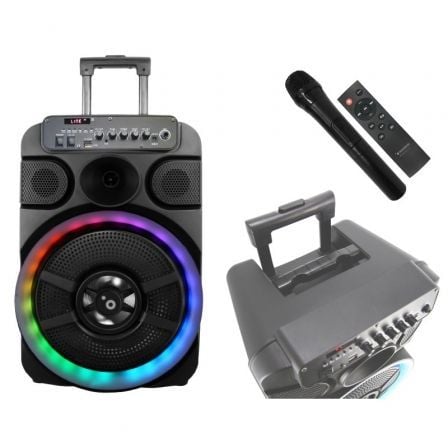 Altavoz Portable con Bluetooth Sunstech Muscles 12/ 40W/ 1.0 - Frikibase