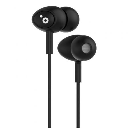 Auriculares Intrauditivos Sunstech Pops/ con Micrófono/ Jack 3.5/ Negros - Frikibase