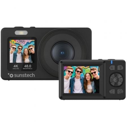 Cámara Digital Sunstech DCAM4825/ 48MP/ Zoom Óptico 18x/ Negra - Frikibase