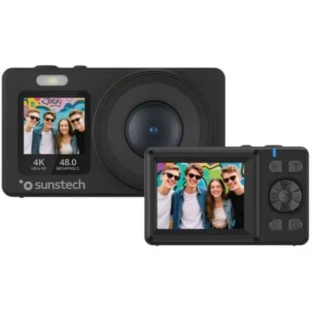 Cámara Digital Sunstech DCAM4825/ 48MP/ Zoom Óptico 18x/ Negra - Frikibase