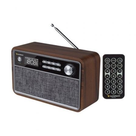 Radio Vintage Sunstech RPBT500/ Madera - Frikibase