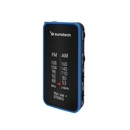 Radio Portátil Sunstech RPC6BL/ a Pilas/ Azul - Frikibase