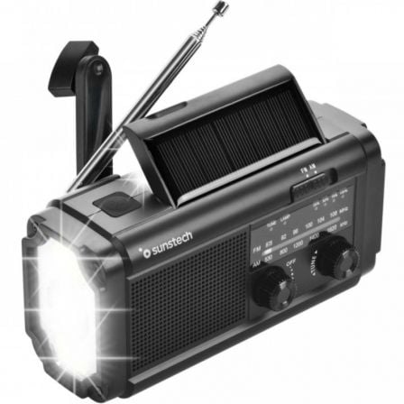 Radio Portátil Sunstech RPE25/ Negra - Frikibase