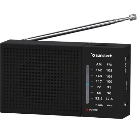 Radio Portátil Sunstech RPS412/ Negra - Frikibase